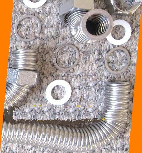 Гибкая подводка для воды из нержавеющей стали 1/2 дюйма 15 мм