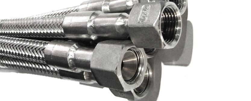 Металлорукав РВД рукав высокого давления вр внутренняя резьба конус 74 градуса из нержавеющей стали.