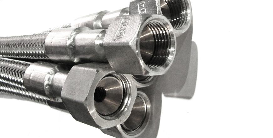 Металлорукав РВД рукав высокого давления вр внутренняя резьба конус 74 градуса из нержавеющей стали.
