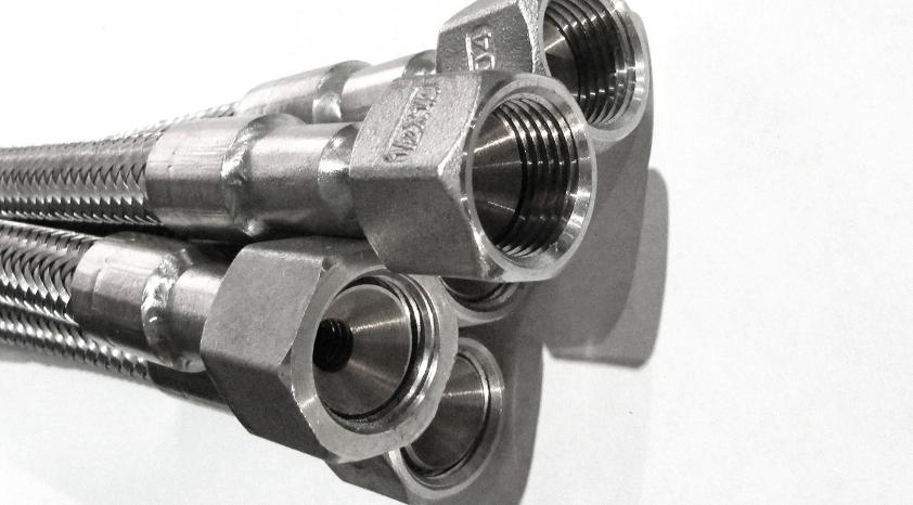 Металлорукав РВД рукав высокого давления вр внутренняя резьба конус 74 градуса из нержавеющей стали.