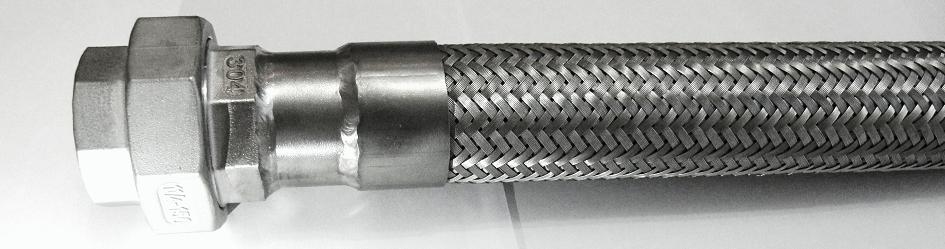 Металлорукав высокого давления с разъемным соединением американка ДУ 15 - 1/2