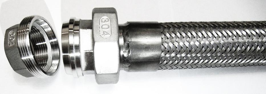 Металлорукав высокого давления с разъемным соединением американка ДУ 15 - 1/2