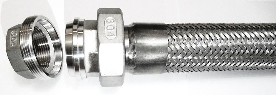 Металлорукав высокого давления с разъемным соединением американка ДУ 15 - 1/2