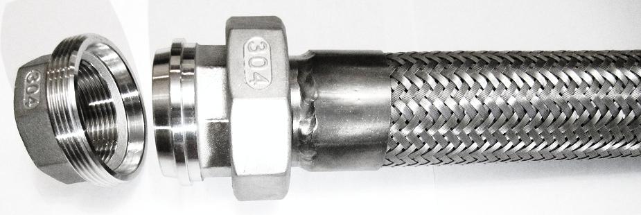 Металлорукав высокого давления с разъемным соединением американка ДУ 15 - 1/2