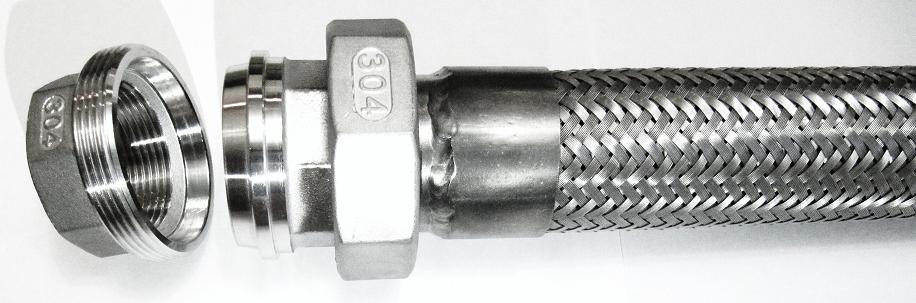 Металлорукав высокого давления с разъемным соединением американка ДУ 15 - 1/2