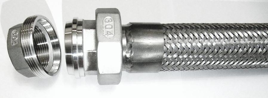 Металлорукав высокого давления с разъемным соединением американка ДУ 15 - 1/2