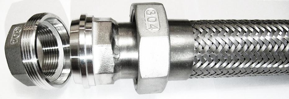 Металлорукав высокого давления с разъемным соединением американка ДУ 15 - 1/2