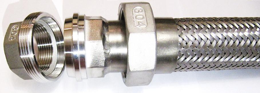 Металлорукав высокого давления с разъемным соединением американка ДУ 15 - 1/2