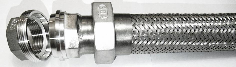 Металлорукав высокого давления с разъемным соединением американка ДУ 15 - 1/2