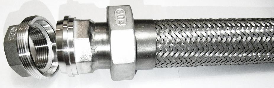 Металлорукав высокого давления с разъемным соединением американка ДУ 15 - 1/2