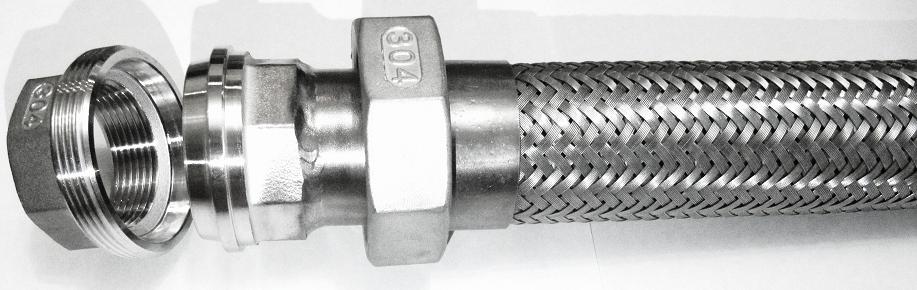 Металлорукав высокого давления с разъемным соединением американка ДУ 15 - 1/2