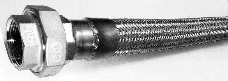 Металлорукав высокого давления с разъемным соединением американка ДУ 15 - 1/2