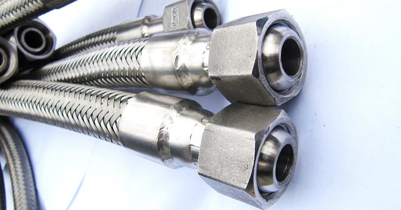 Металлорукав РВД рукав высокого давления сфера под конус 60 градусов из нержавеющей стали