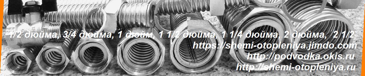 Гибкая подводка 1/2 дюйма